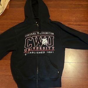 Vintage zip up hoodie